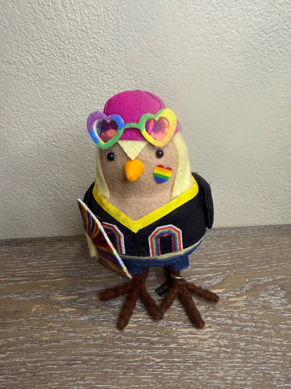 Target Featherly Friends PRIDE Festival Bird with Rainbow Fan